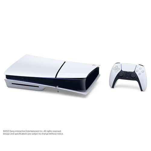 PlayStation 5 Slim 2TB Disc Edition Console with Controller and Controller Charger White D95132
