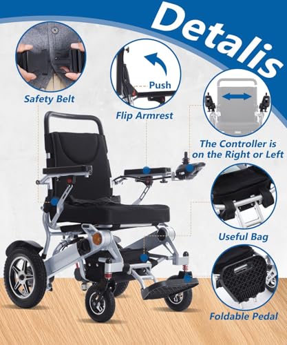 Foldable Reclining Electric Wheelchair E633