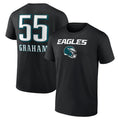 Black Philadelphia Eagles T-Shirt I826