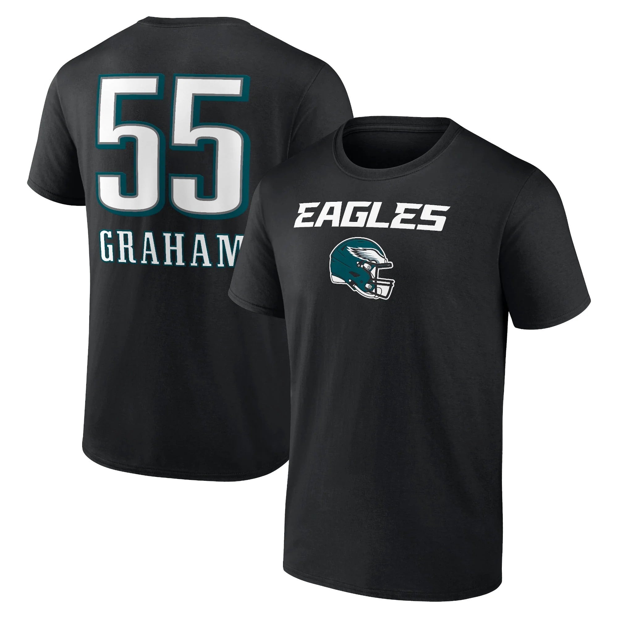 Black Philadelphia Eagles T-Shirt I826