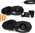 6x9 2-Way Component System and 6x9 2-Way Car Audio Speakers Package D2840