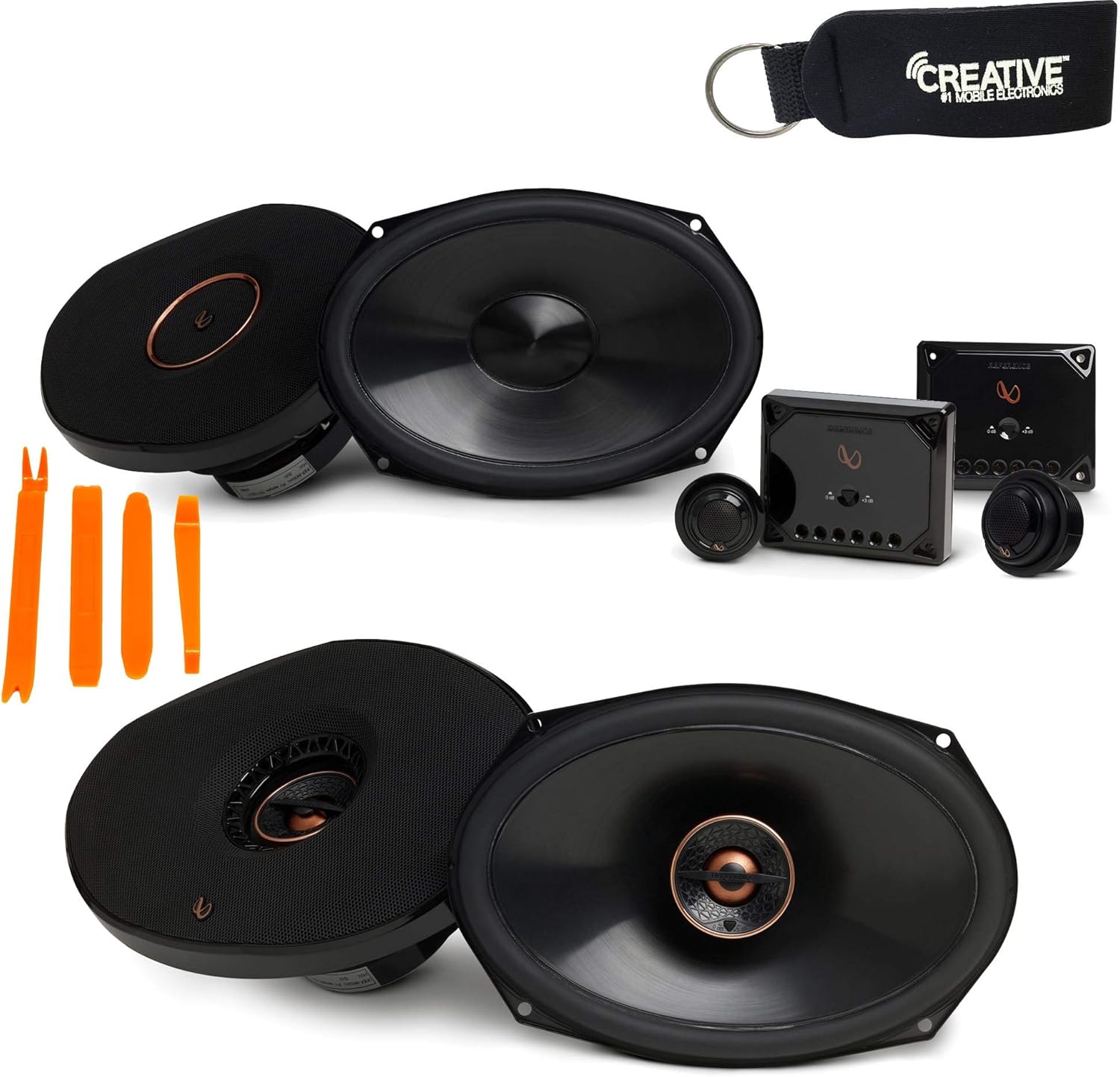6x9 2-Way Component System and 6x9 2-Way Car Audio Speakers Package D2840