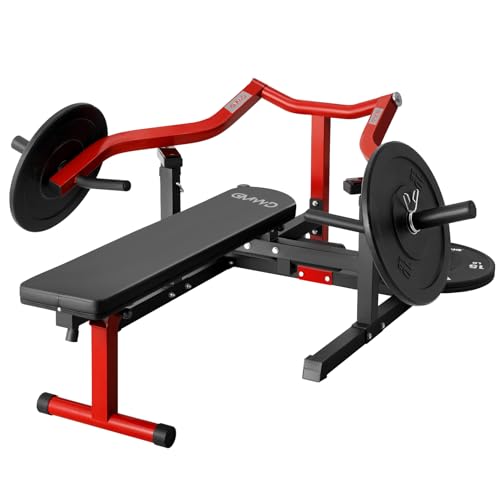 Chest Press Machine with Independent Converging Arms, Adjustable Flat Incline Bench C260