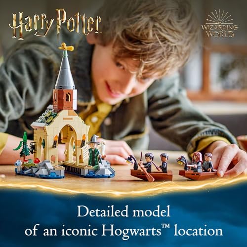 Hogwarts Castle Boathouse with 2 Buildable Boats and 5 Minifigures H995
