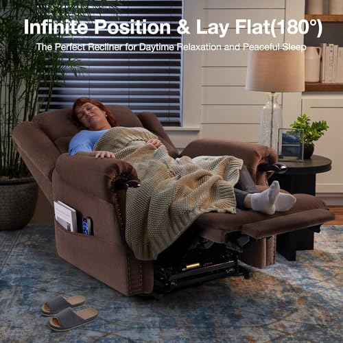 Grey Power Lift Recliner with Massage and Heat G101
