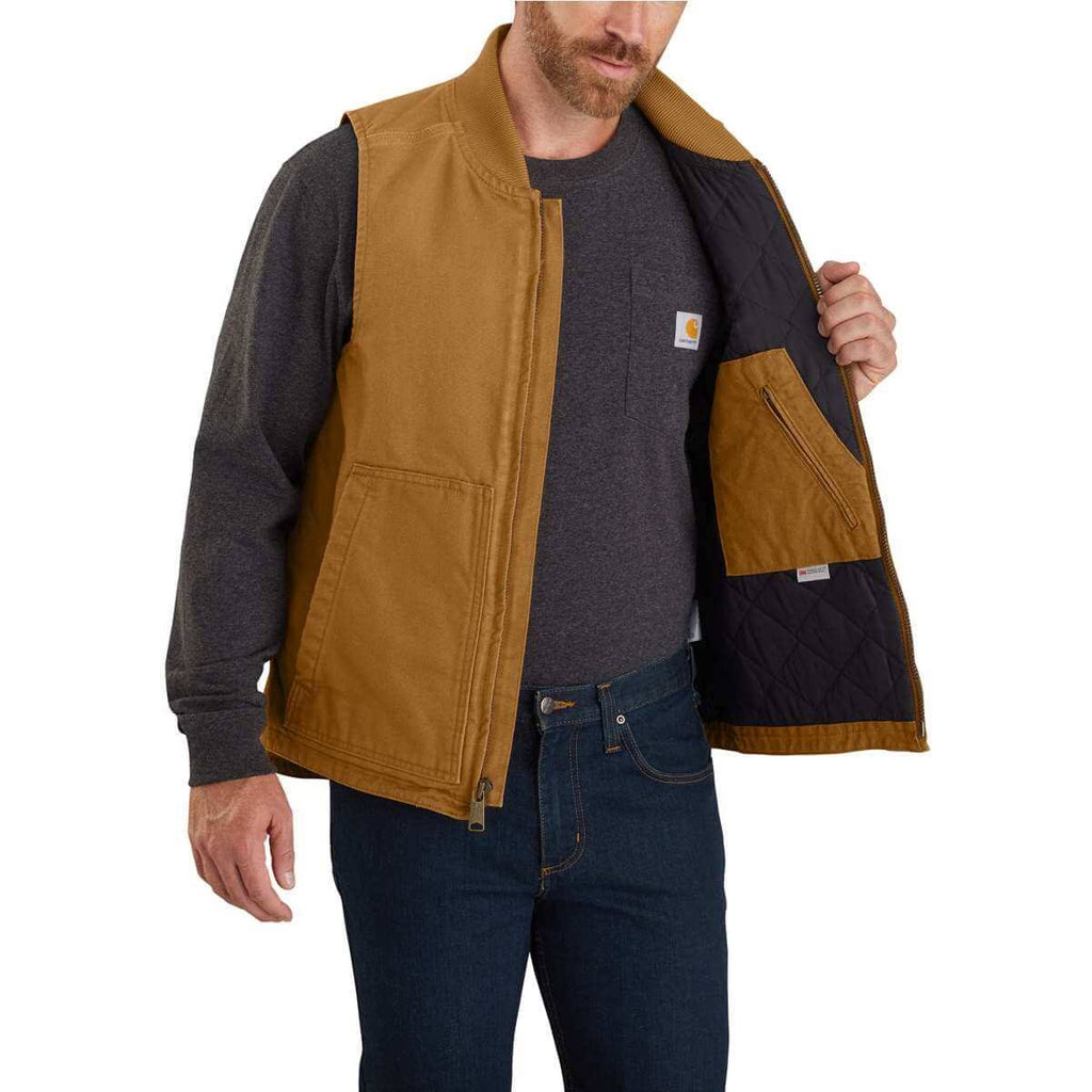 Dark Brown Insulated Duck Vest E627871