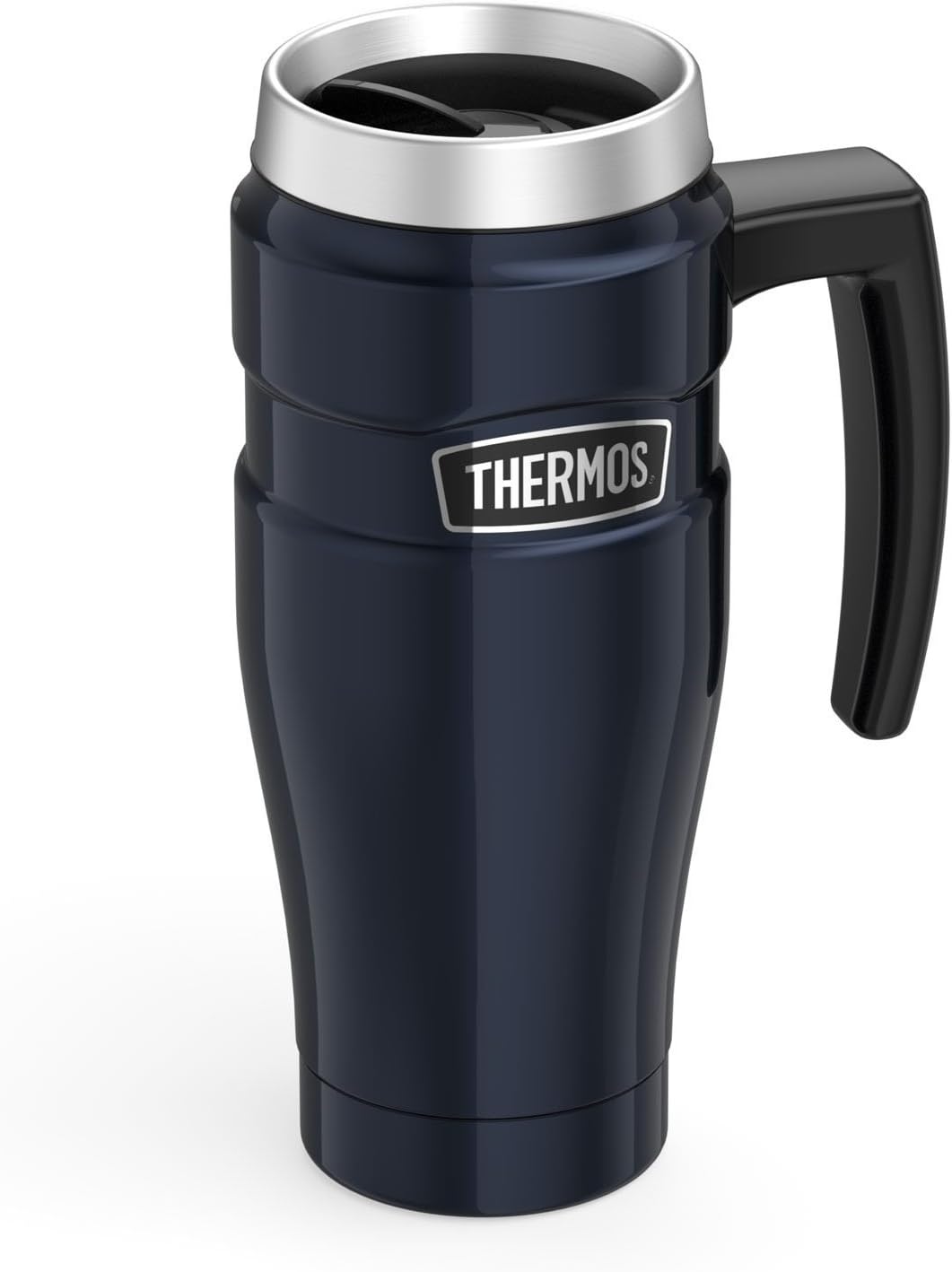 16 Ounce Blue Stainless Steel Travel Mug O142736