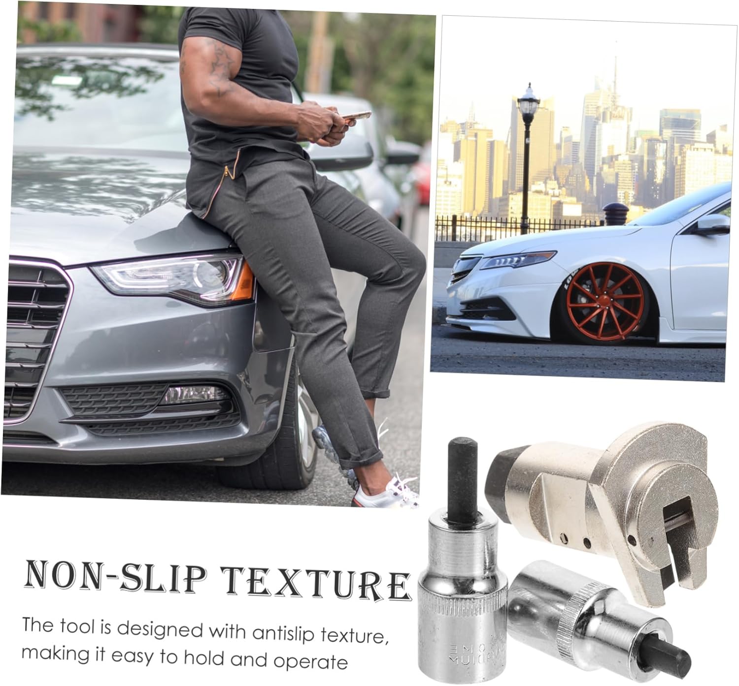 3pcs Car Shock Absorber Removal Socket Strut Knuckle Spreader Ball Head Suspension Separator Automotive Tools A119