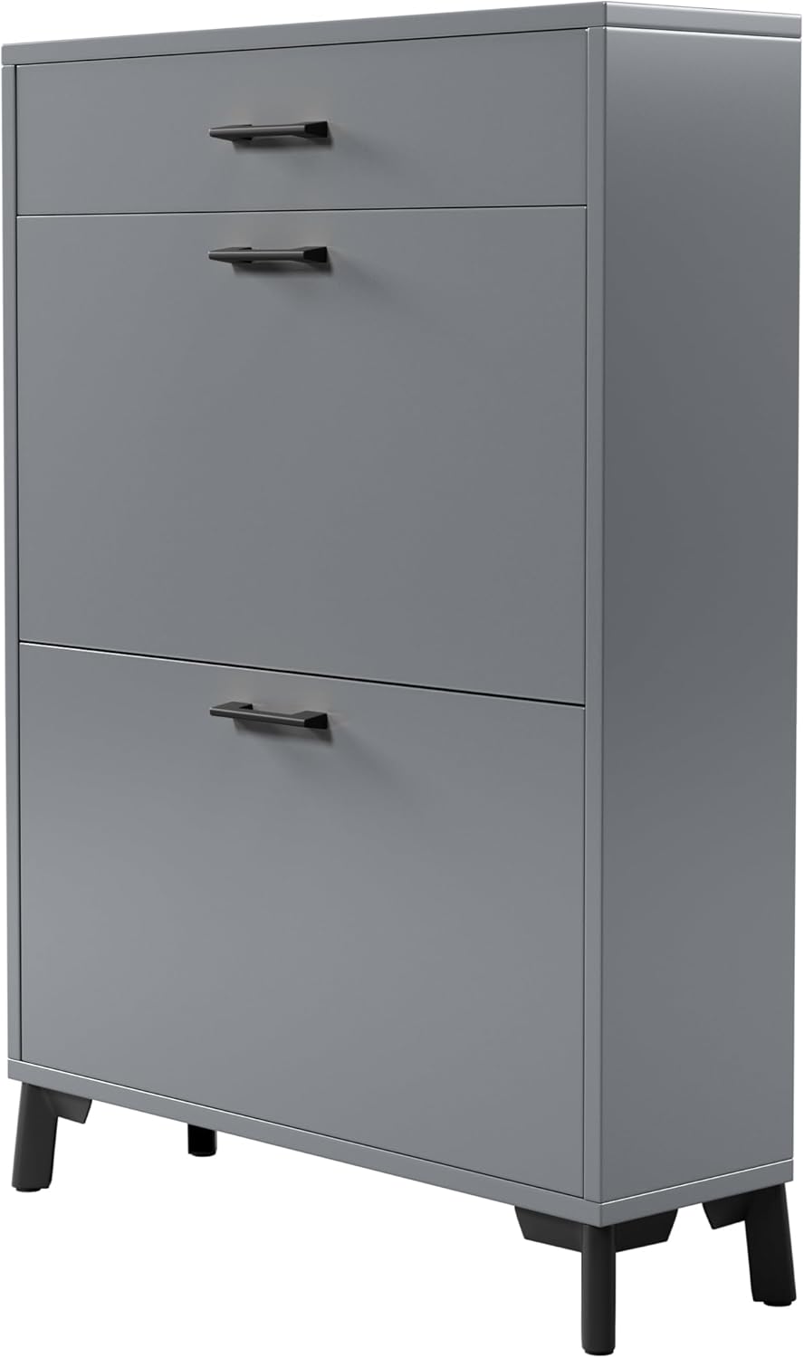 Gray 32" Slim Shoe Storage Cabinet Z655327