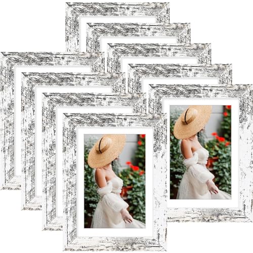 Black 5x7 Picture Frames Set of 9 Q302637