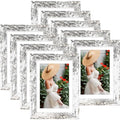 Black 5x7 Picture Frames Set of 9 Q302637