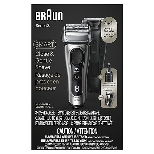 Electric Razor with Shaving Elements & Precision Trimmer, Wet & Dry P38964