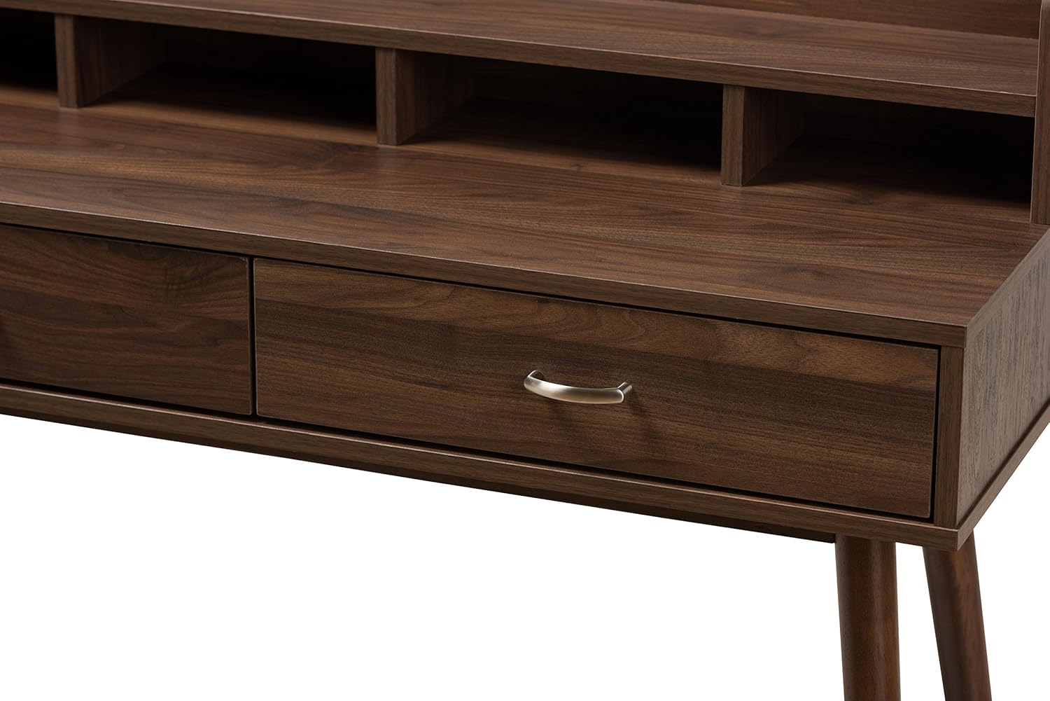 Walnut Brown 2-Drawer Desk D794260