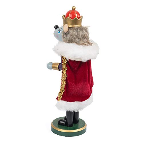 3 Set Christmas Nutcrackers Figures, 7 Inch Handmade Wooden Nutcracker Decorations V8366