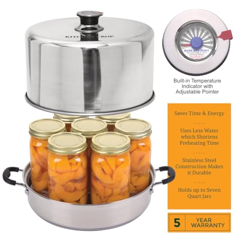 Stainless Steel Steam Canner with Temperature Indicator I507866