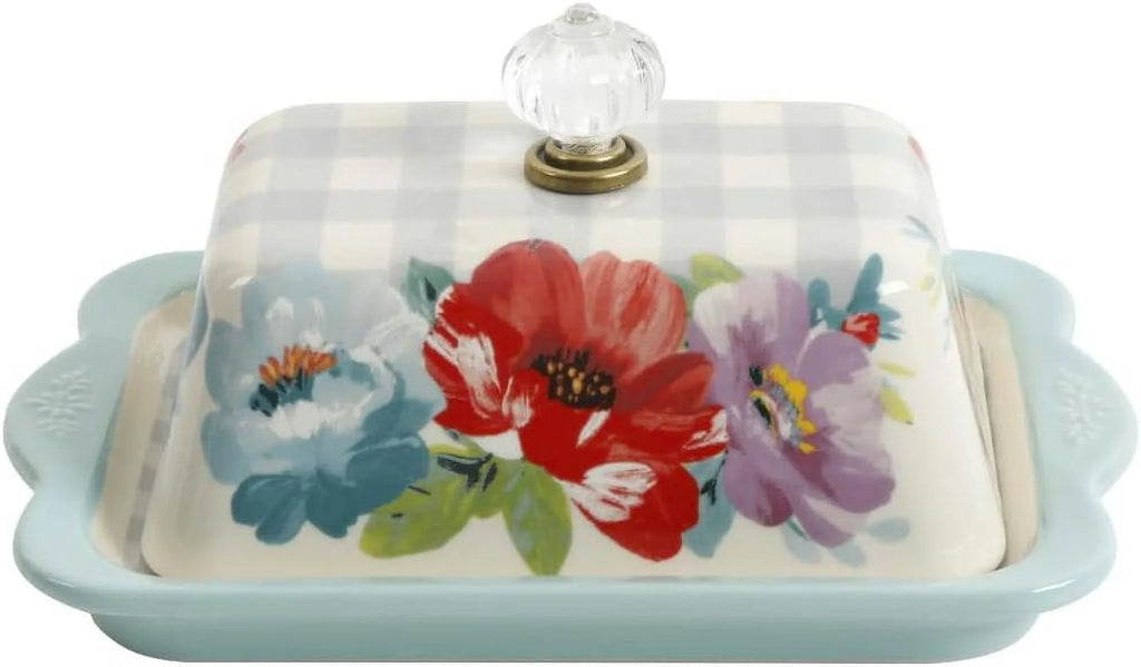 Ceramic Double Stick Butter Dish C68378