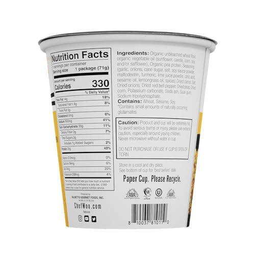 Spicy Tequila Lime Ramen Cup Noodles 12 PACK Y95176