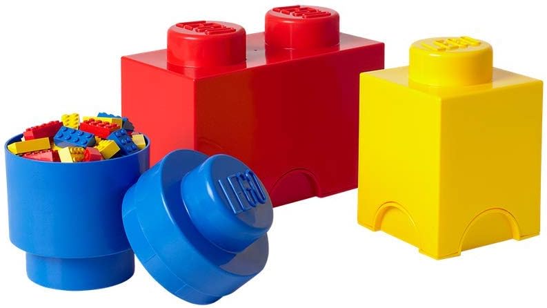 Red Blue Yellow Storage Box Brick Multipack 3 Set R62194