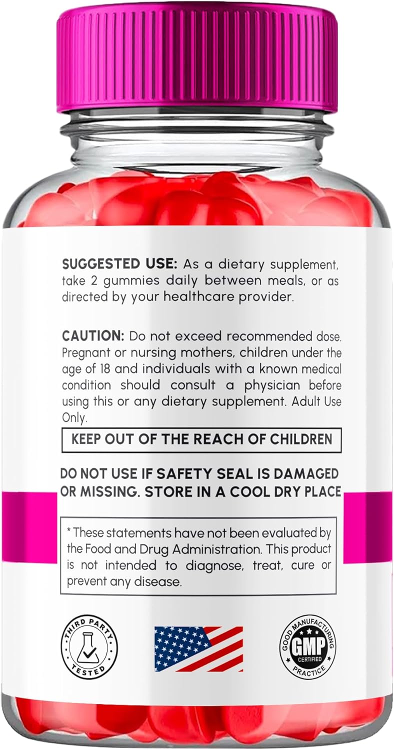 (2 Pack) ACV Gummies 1000mg Apple Cider Vinegar Vitamin B12 B6 Supplement (120 Gummies) Y166643