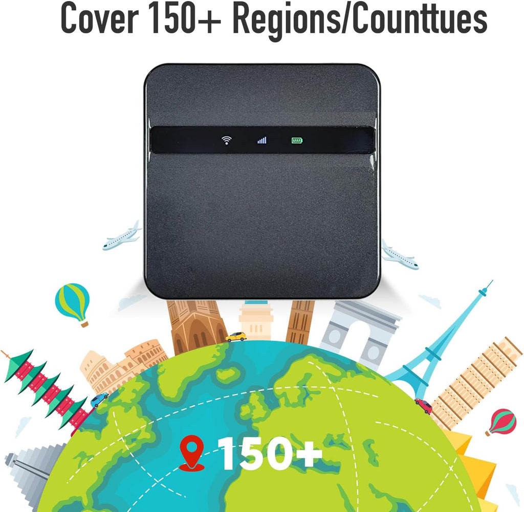 Mobile Hotspot Router Wireless Portable Wi-Fi with US 25GB, 5000mAh E9079