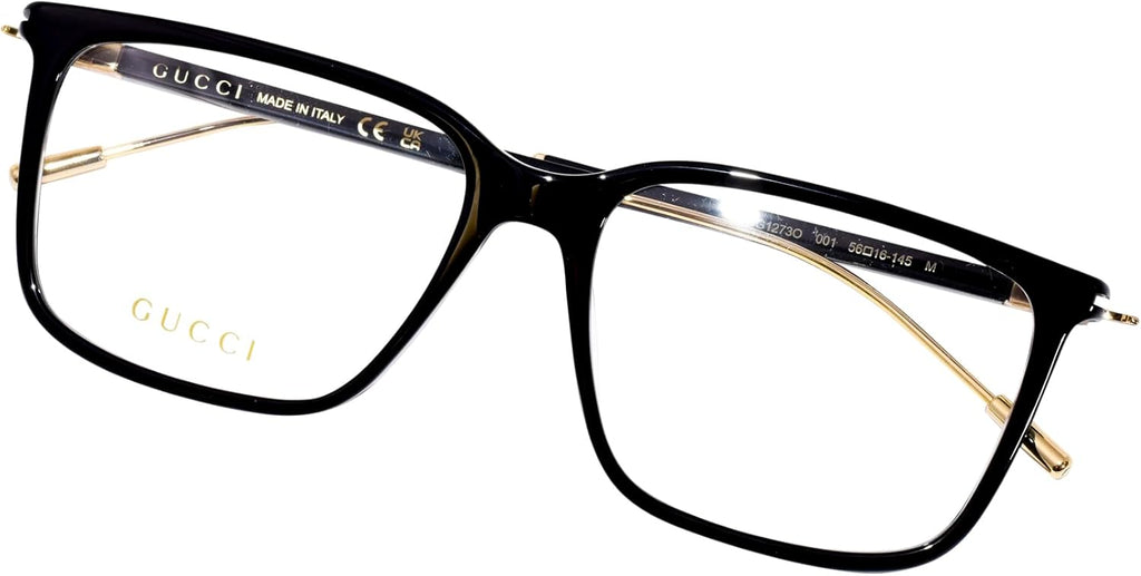 Black Rectangle Men's Eyeglasses A5108