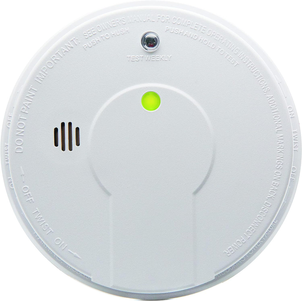 Hardwired Smoke Detector with 9-Volt Battery Backup A9914