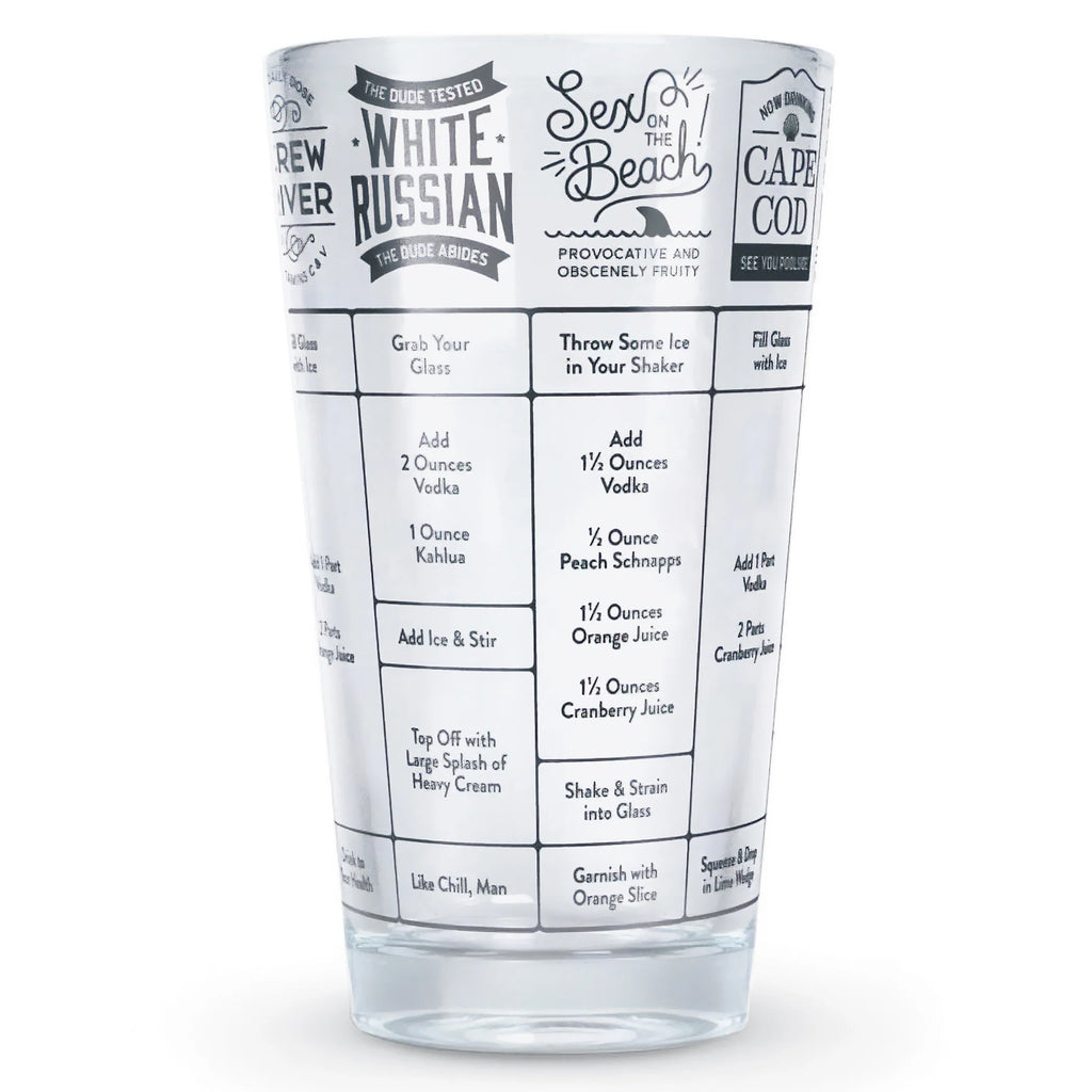 16 oz. Glass Cocktail Recipes U412