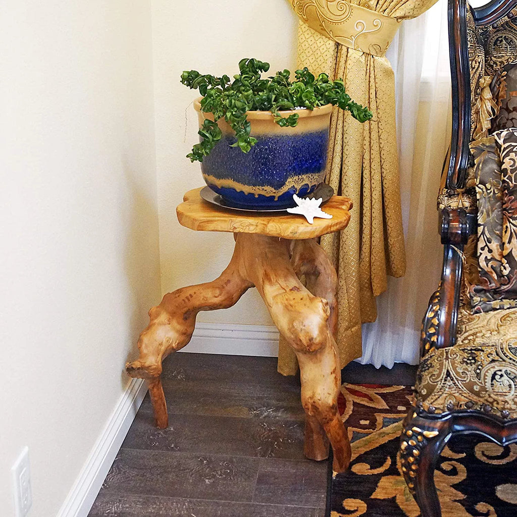 Tree Stump Side Table, 19" Tall W523842