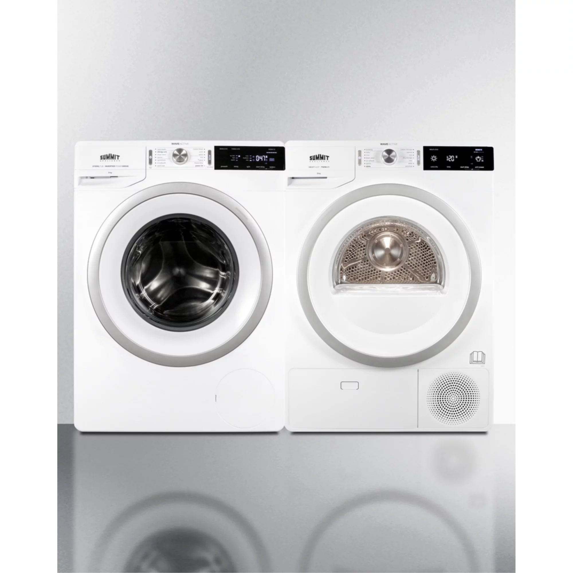 24" Wide 2.3 Cu. Ft. Front Load Washer And 24" Wide 3.88 Cu. Ft. Electric Dryer T492937