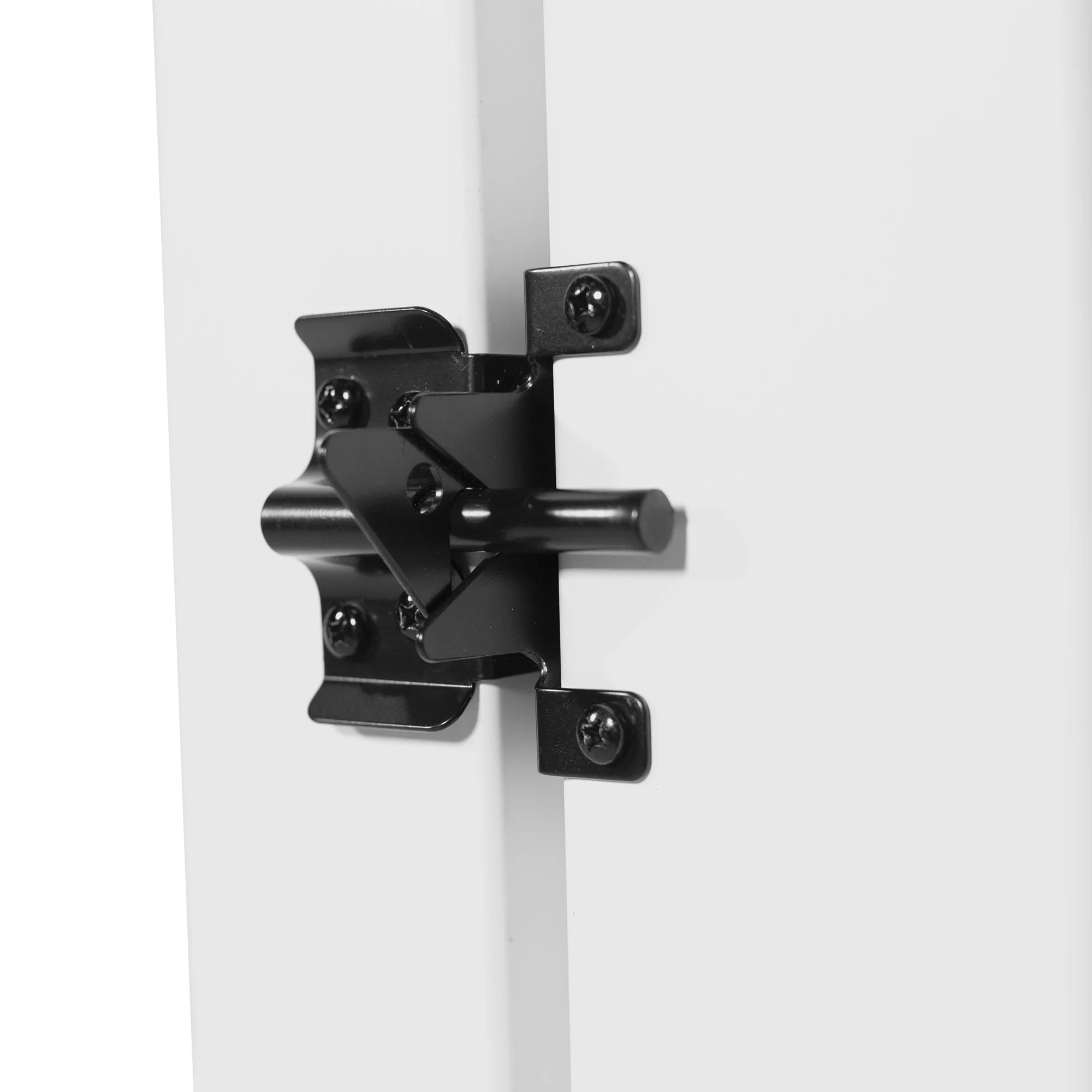 White Vinyl Picket Fence Gate D517384