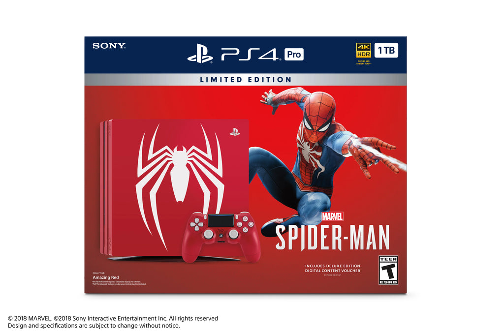 Red 1TB PS4 Pro Bundle L4163