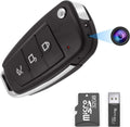 32g Car Key Spy Camera with IR Night Vision Motion Detection HD 1080P Pack of 2 W6319