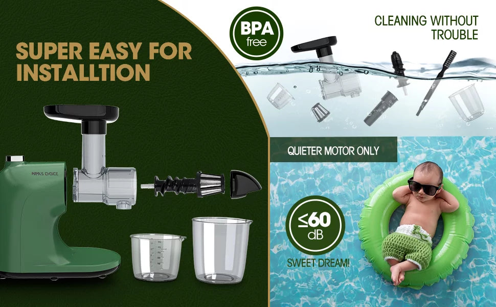 Slow Masticating Cold Press Juicer W32382