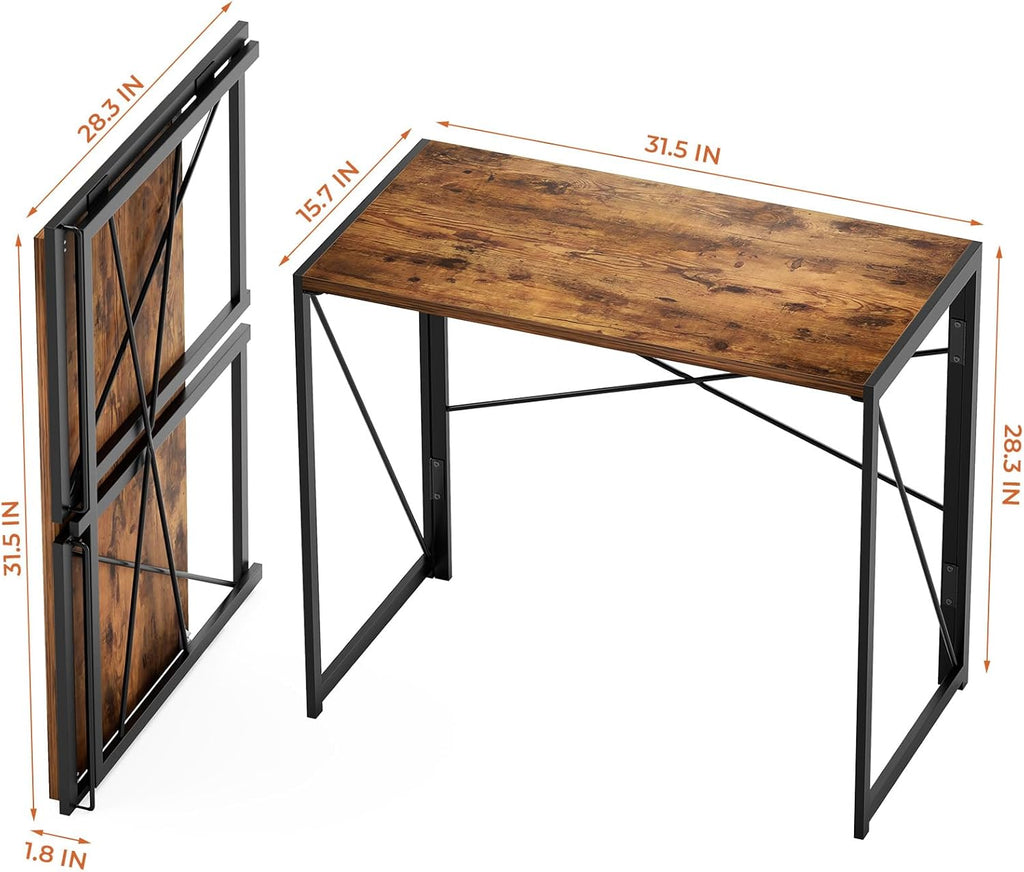 31.5 inch Folding Desk with Led Lights X74230
