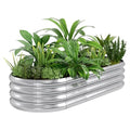 Oval Galvanized Steel Planter Box O607
