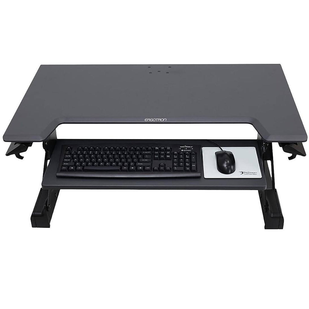 Black Sit-Stand Desktop Workstation B670524