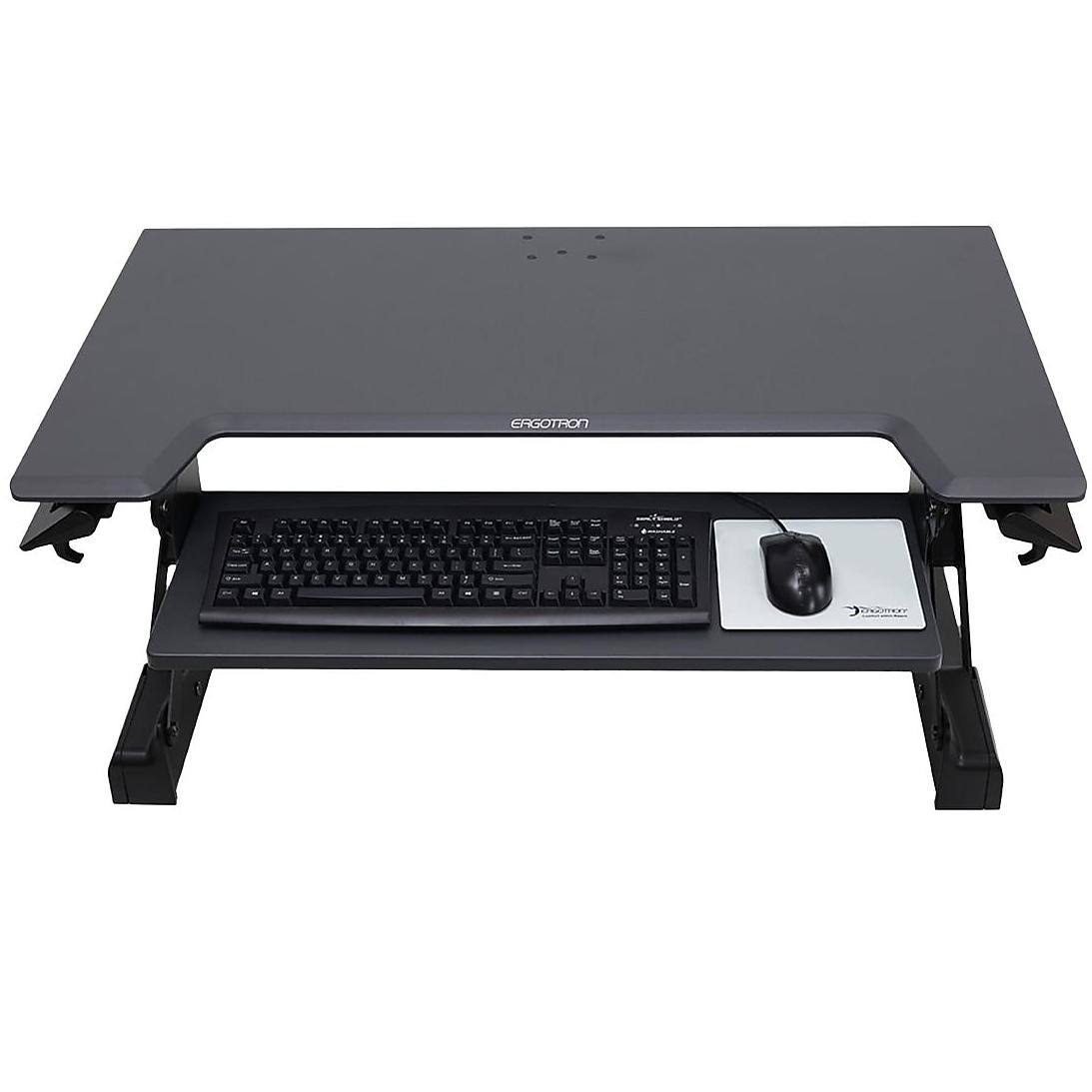 Black Sit-Stand Desktop Workstation B670524