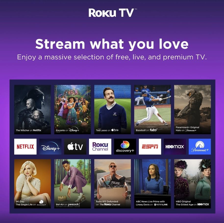 50 Inch 4K Ultra HD LED Smart Roku TV (Refurbished) S2798