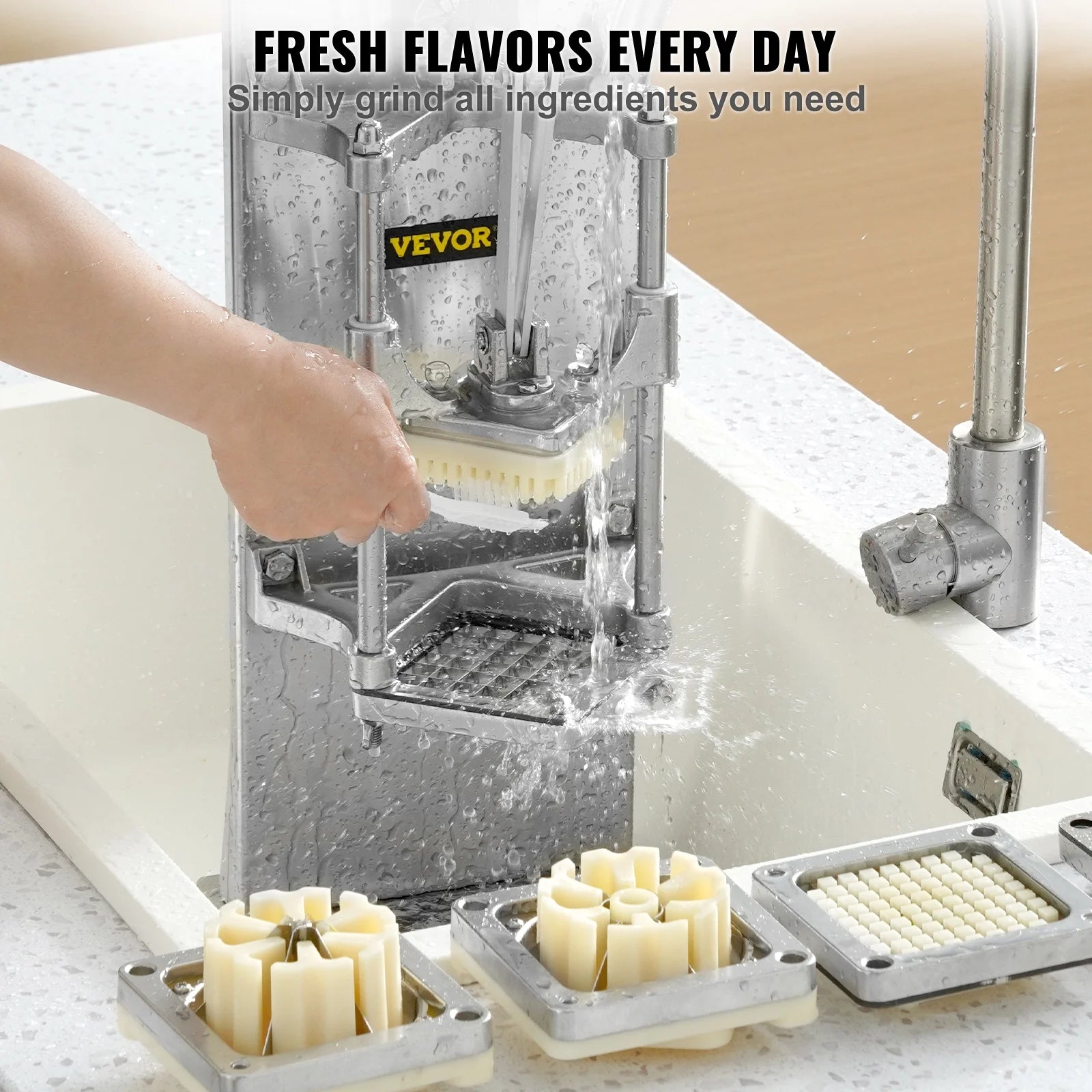 Commercial Vegetable Dicer French Fry Cutter with 4 Blades T849