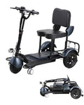 Black 3 Wheel Lightweight Folding Mobility Scooter U909