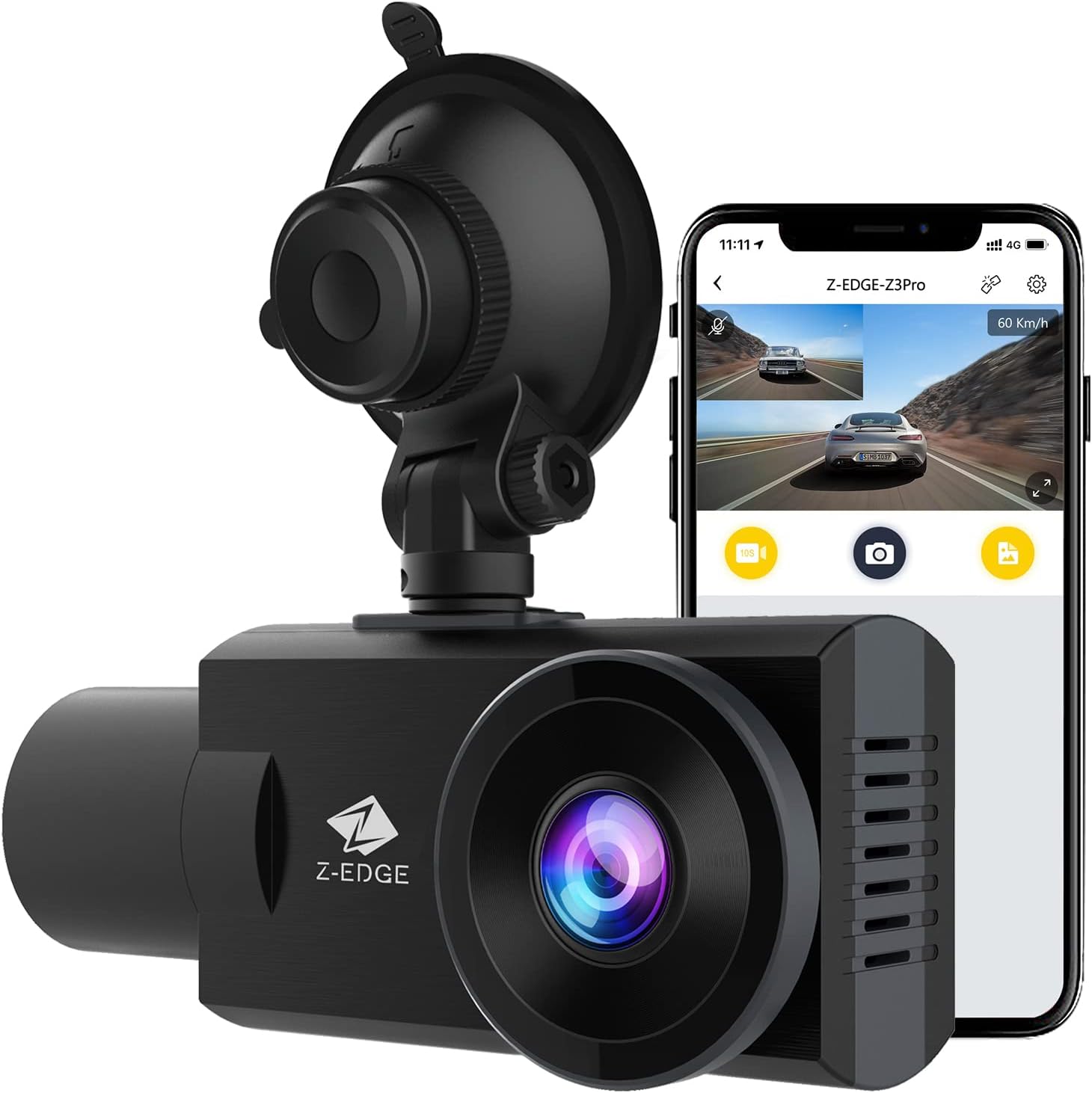 2K+1080P Dual Dash Cam with IR Night Vision W915