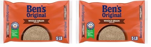 Whole Grain Brown Rice, 5 lb Bag (Pack of 2) V55931