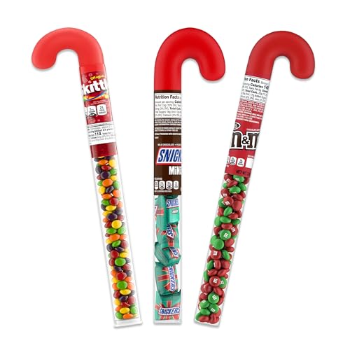 3 Pack Candy Cane Tube Filled With Candy D778570