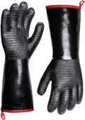 Extreme Heat Resistant Waterproof Long Sleeve Neoprene Coating Gloves 14-Inch X1363