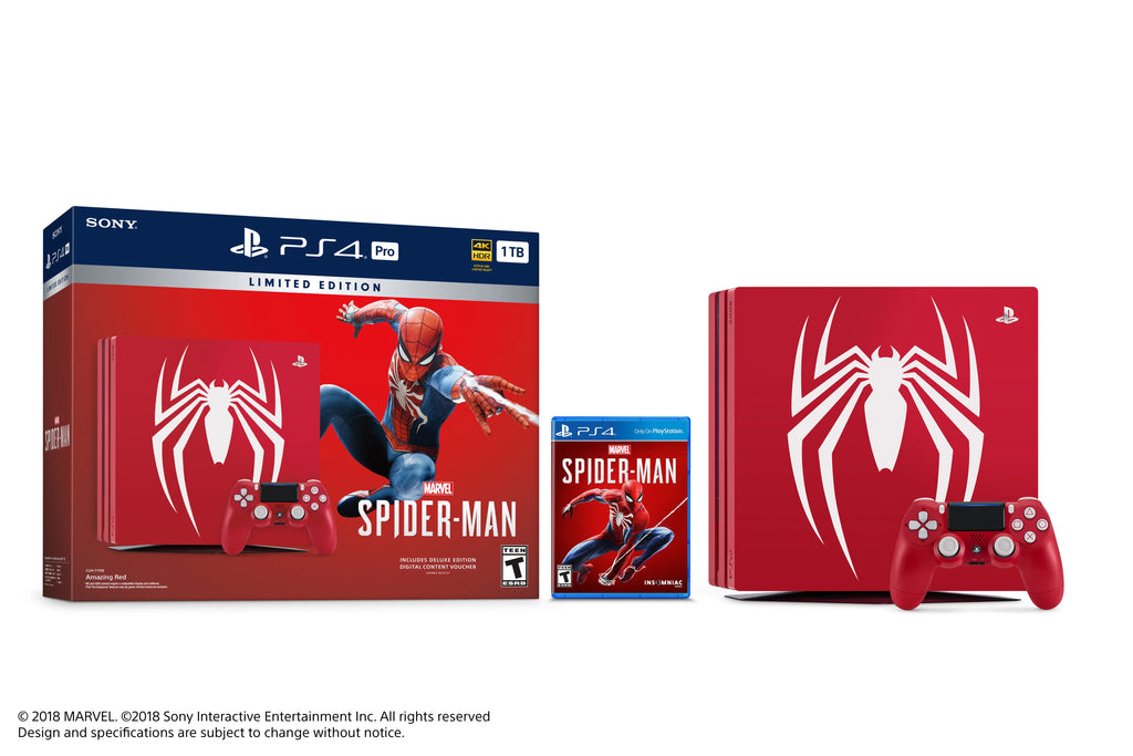Red 1TB PS4 Pro Bundle L4163