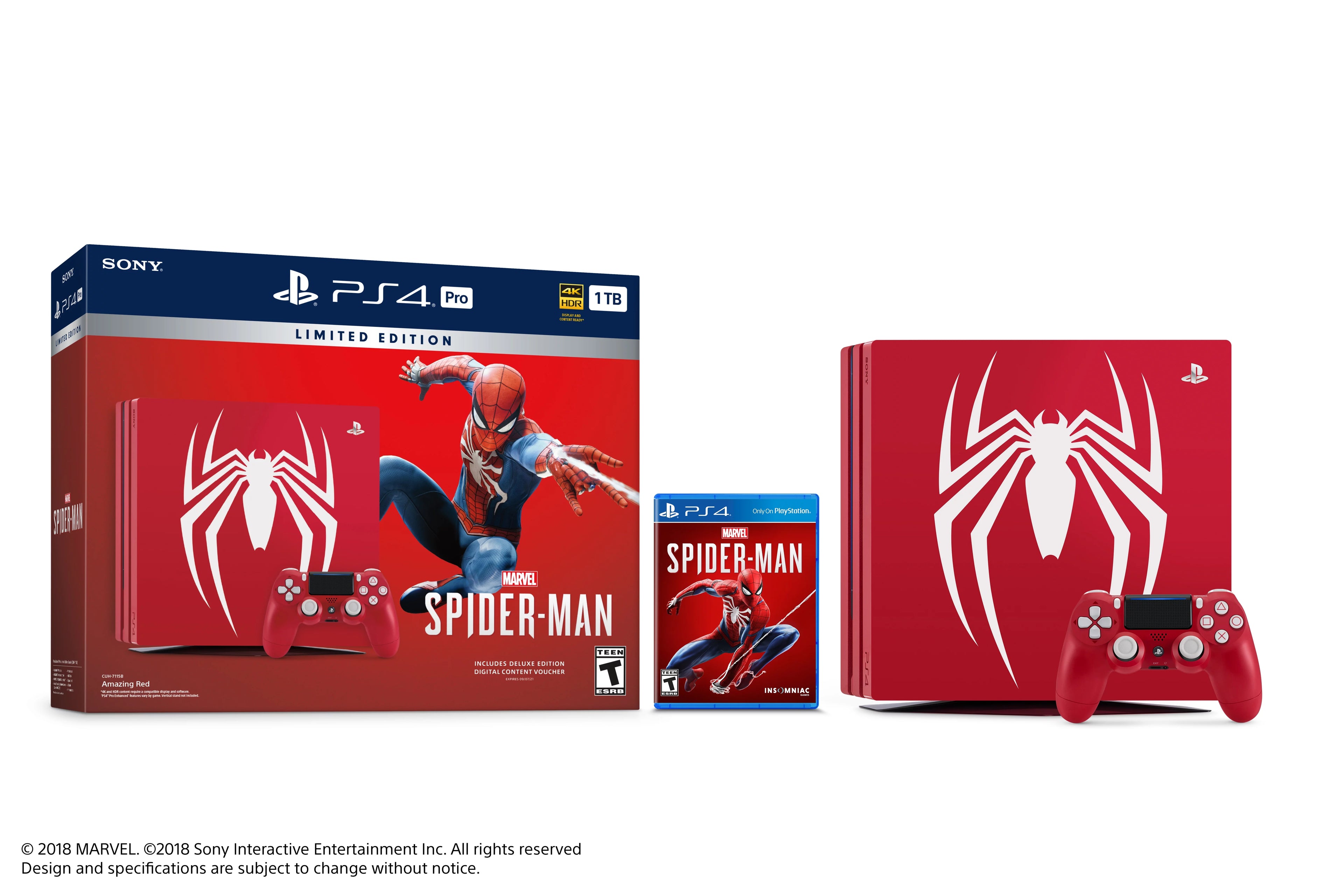 Red 1TB PS4 Pro Bundle L4163