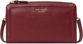 Pebbled Leather Small Crossbody Autumnal Red K583004