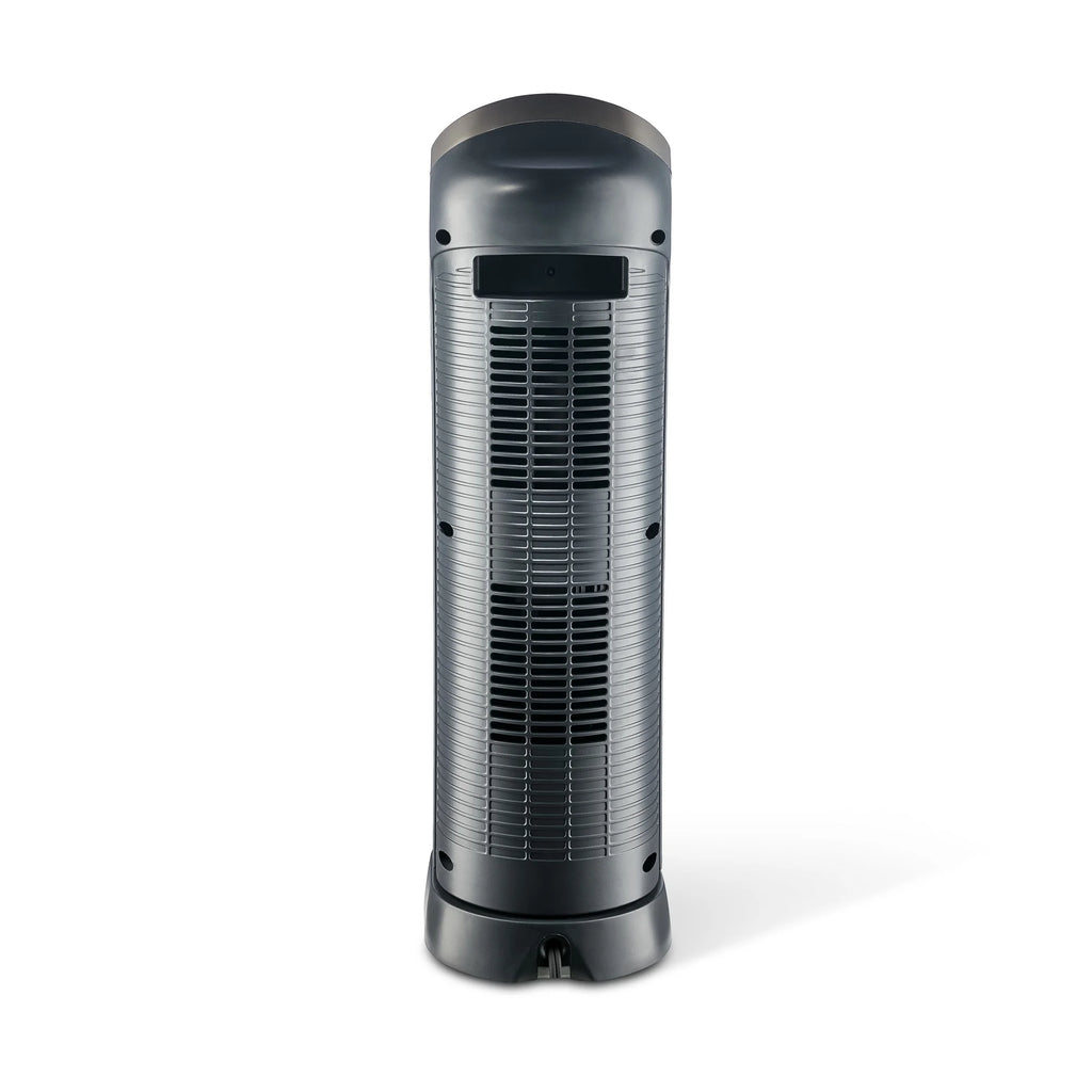23" 1500W Oscillating Ceramic Space Heater with Timer, Remote, Silver C585097