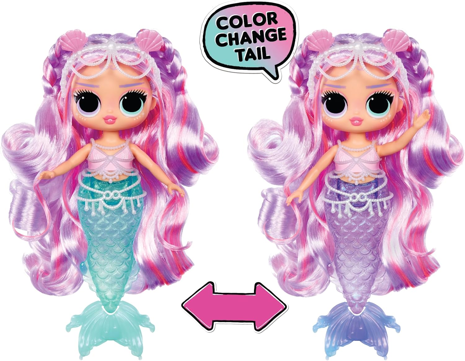 Mermaid Lana Marine Fashion Doll with Color Changing Tail C507710