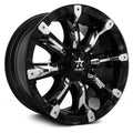 Black w/Chrome Inserts Wheel J978